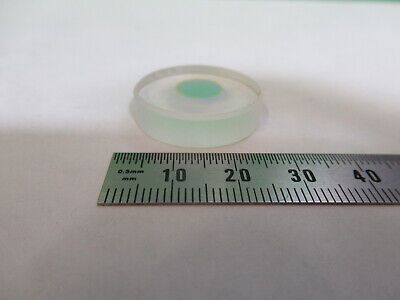 HP FUSED SILICA COATED FLAT LENS LASER OPTICS AS PICTURED &Z9-A-68