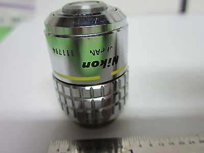 MICROSCOPE OBJECTIVE NIKON MPLAN 10X Z-SCOPE OPTICS BIN#5K-H-26