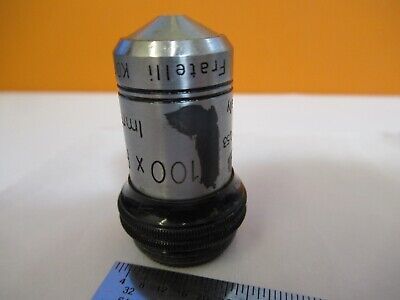 KORISTKA MILANO ITALY OBJECTIVE 100X LENS MICROSCOPE PART AS PICTURED &8C-A-30