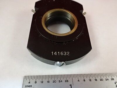 MICROSCOPE PART ZEISS POLARIZER OBJECTIVE HOLDER POL OPTICS AS IS #X6-B-11