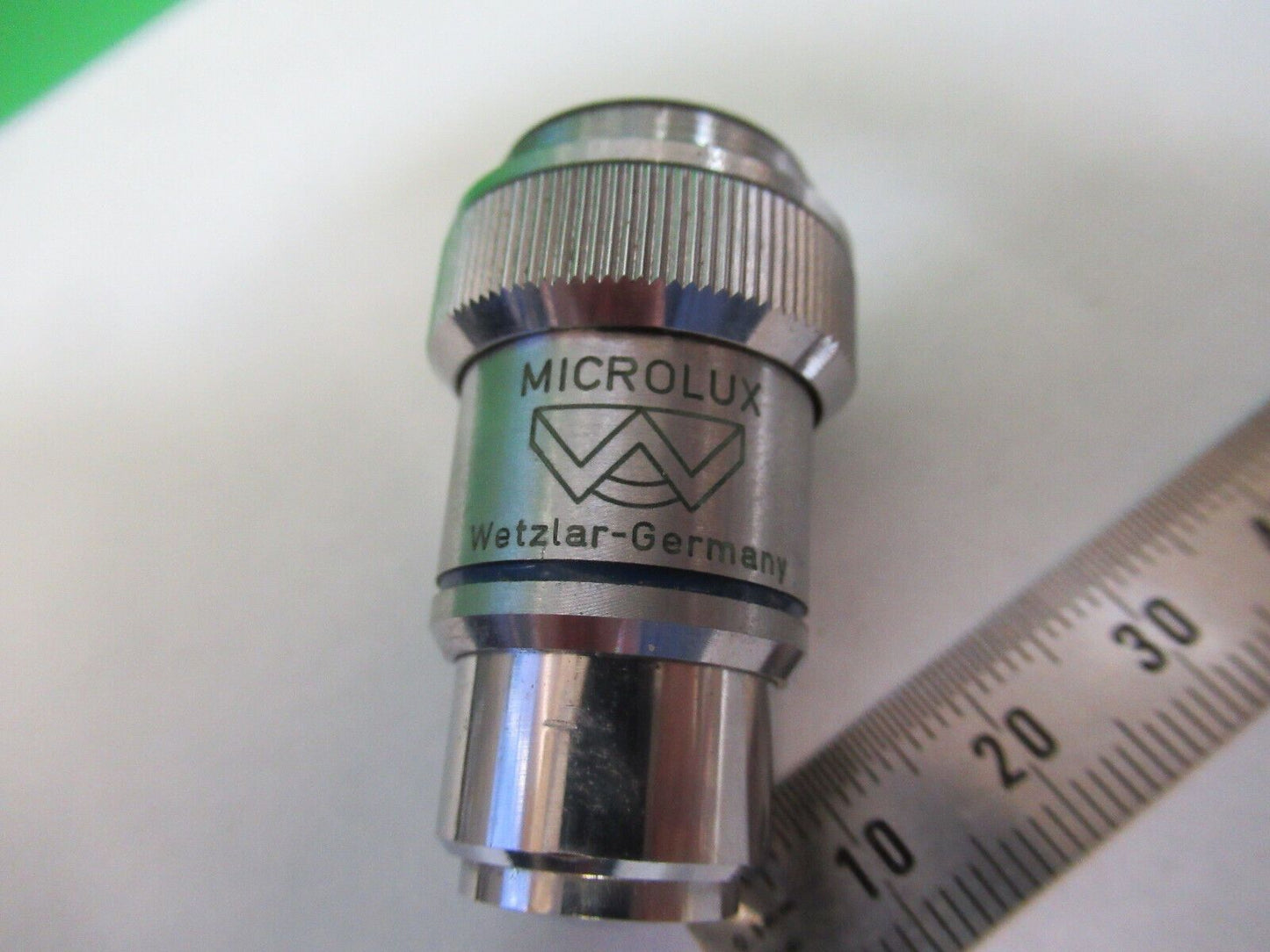 MICROLUX WETZLAR GERMANY 43X OBJECTIVE LENS MICROSCOPE PART AS PICTURED G5-A-96