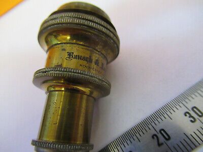 BAUSCH LOMB ANTIQUE 1/6 OBJECTIVE LENS MICROSCOPE PART AS PICTURED &A2-FT-78