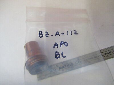 ANTIQUE BAUSCH LOMB APO 10X OBJECTIVE MICROSCOPE PART AS PICTURED &8z-a-112