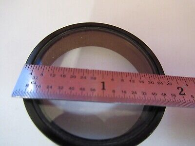 ANTIQUE STEREO COVER GLASS LENS MICROSCOPE PART OPTICS AS PICTURED &4B-A-11