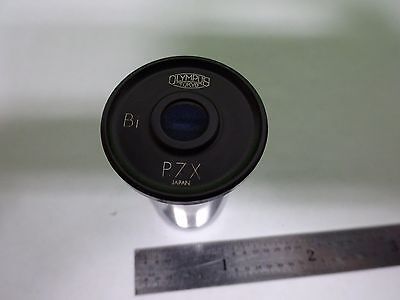 MICROSCOPE EYEPIECE OCULAR OLYMPUS JAPAN P7X Bi OPTICS AS IS BIN#H7-A-20