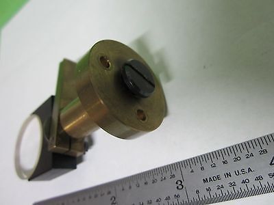 LEITZ GERMANY LENS BRASS MOUNTED ?? OPTICS AS IS BIN#S6-09