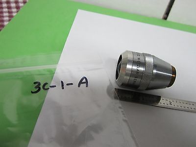 OPTICAL MICROSCOPE ERGOLUX 20X OBJECTIVE LEITZ GERMANY OPTICS AS IS BIN#3C-1-A