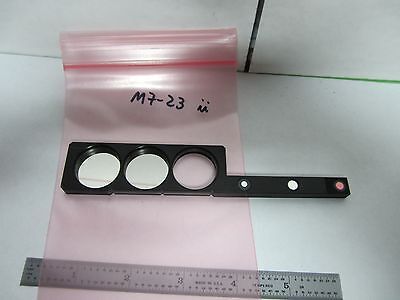 MICROSCOPE PART ZEISS FILTER SLIDE OPTICS AS IS BIN#M7-23