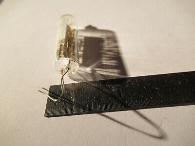 ANTIQUE QUARTZ RADIO CRYSTAL MORION GLASS HOLDER FREQUENCY CONTROL #F4-A-76