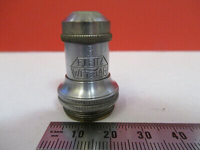 FOR PARTS ERNST LEITZ OBJECTIVE "3"  MICROSCOPE PART AS PICTURED &Q3-B-69