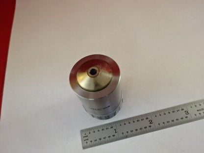 MICROSCOPE PART OBJECTIVE AUS JENA GERMAN 50X POL PLANACHRO OPTICS AS IS #F2-A-6