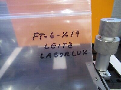 LEITZ LABORLUX GERMANY XY STAGE TABLE MICROSCOPE PART AS PICTURED &FT-6-X19