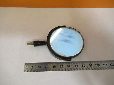 ANTIQUE CARL ZEISS JENA BRASS MIRROR OPTICS MICROSCOPE PART AS PICTURED P9-A-52