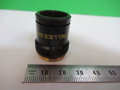 MELLES GRIOT  1x /160 OBJECTIVE LENS OPTICS MICROSCOPE PART AS PICTURED &R1-A-32