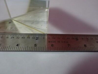 OPTICAL GLASS PRISM OPTICS AS IS &51-A-07