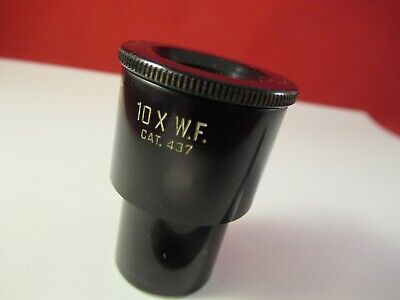 AO AMERICAN OPTICS CAT 437 10X WF EYEPIECE MICROSCOPE PART AS PICTURED &1E-B-54