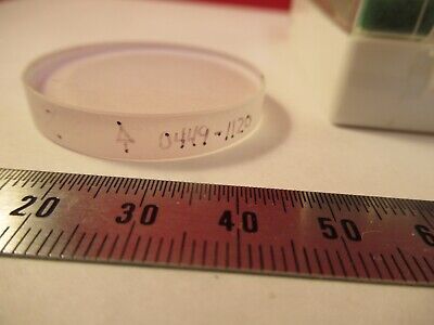 SPECTRA PHYSICS OPTICAL FILTER LENS LASER OPTICS AS PICTURED &19-B-18