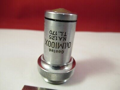 UNITRON POL M100X LENS OBJECTIVE MICROSCOPE PART AS PICTURED &94-B-22