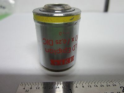 MICROSCOPE OBJECTIVE ZEISS LD EPIPLAN 10X INFINITY OPTICS BIN#5K-L-05