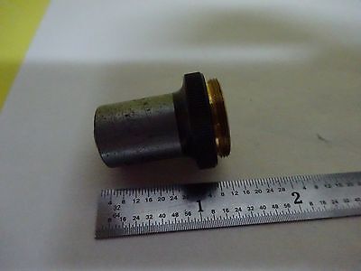 FOR PARTS MICROSCOPE PART OBJECTIVE OLYMPUS M40 OPTICS AS IS BIN#X1-62