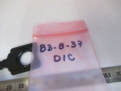 MOUNTED NOMARSKI G DIC PRISM LENS OPTICS MICROSCOPE PART AS PICTURED &B3-B-37