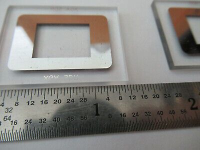 OPTICAL LOT 4 EA BK7 GLASS WINDOW OPTICS AS PICTURED &F2-A-242