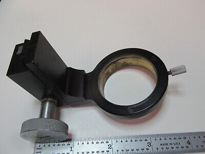 LEITZ WETZLAR GERMANY BRASS CONDENSER HOLDER for MICROSCOPE AS PICTURED &16-C-14