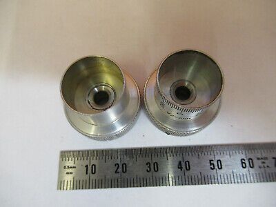 SPENCER AO ANTIQUE PAIR KNOBS MICROSCOPE PART AS PICTURED 8Y-A-62