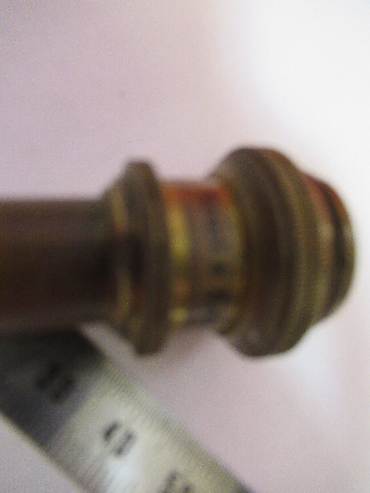 FOR PARTS BRASS OBJECTIVE ANTIQUE BAUSCH LOMB MICROSCOPE AS PICTURED 81-B-25