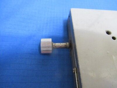 UNITRON JAPAN STAGE TABLE X-Y MICROMETER MICROSCOPE PART AS PICTURED &FT-3-46