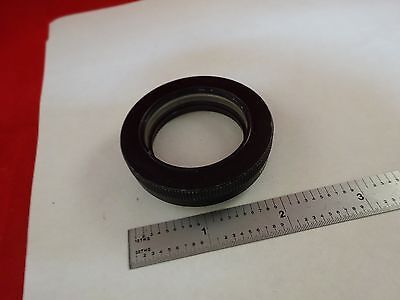 MICROSCOPE PART STEREO OBJECTIVE 0.75X   W.D. 100 mm OPTICS AS IS BIN#N2-E-09