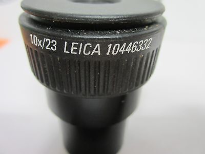 OPTICAL MICROSCOPE POLYVAR REICHERT LEICA EYEPIECE 10X/23 OPTICS BIN#A3-H-3