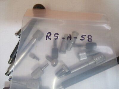 LOT OF SCREWS ASSORTED RARE FIND MICROSCOPE PART AS PICTURED #R5-A-58