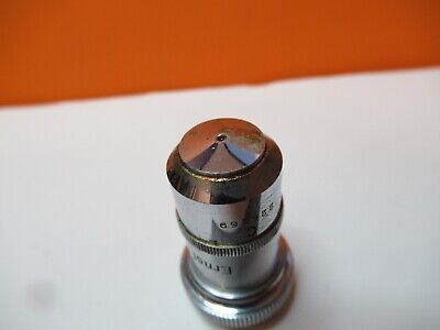 ANTIQUE ERNST LEITZ OBJECTIVE 100X OPTICS MICROSCOPE PART AS PICTURED &16-A-61A