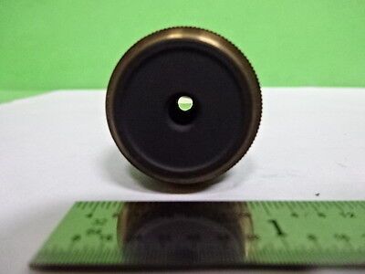 MICROSCOPE PART OBJECTIVE OLYMPUS HI 100X PLAN OPTICS AS IS B2-M-05