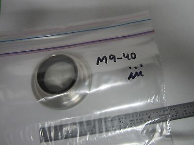 MICROSCOPE PART STEREO OBJECTIVE LENS  OPTICS #M9-40