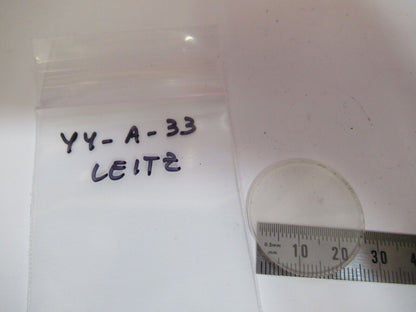 LEITZ WEZTLAR GERMANY DIFFUSER FILTER GLASS MICROSCOPE PART AS PICTURED Y4-A-33