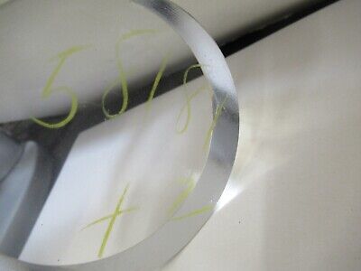 FOR PARTS OPTICAL LARGE LENS PLANO CONVEX unfinished OPTIC AS PICTURED &FT-6-210