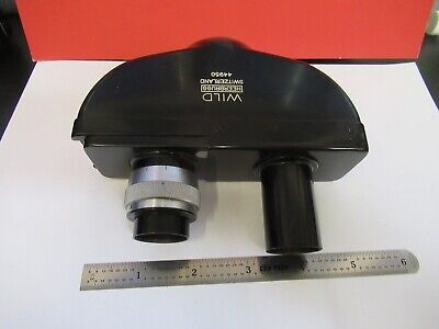 WILD M20 SWISS BINOCULAR HEAD OPTICS MICROSCOPE PART AS PICTURED &A9-A-110