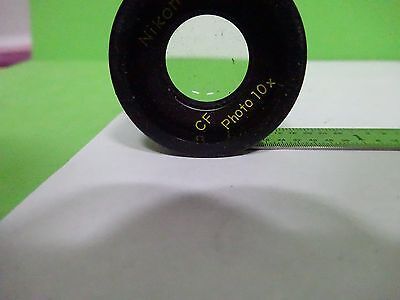 MICROSCOPE PART NIKON JAPAN CF PHOTO 10X OPTICS AS IS BIN#W1-30