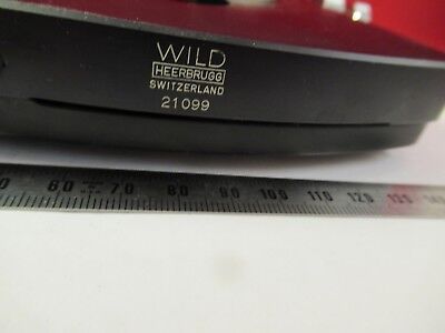 WILD M20 SWISS TAGE TABLE MICROMETER MICROSCOPE PART OPTICS AS PICTURED &FT-2-55