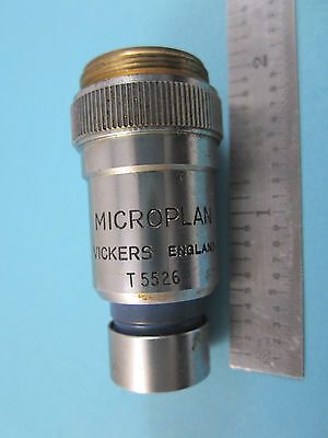 VICKERS ENGLAND UK MICROSCOPE OBJECTIVE 20X OPTICS PART