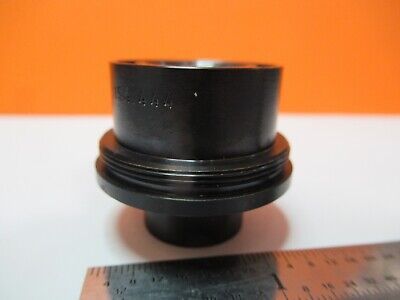 LEITZ WETZLAR BRASS MOUNTED LENS PLOE 154444 MICROSCOPE PART AS PICTURED 8C-A-21