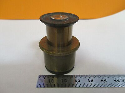 ANTIQUE 1860's SEIBERT (cracked) EYEPIECE I MICROSCOPE PART AS PICTURED &F1-A-33