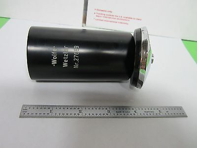 MICROSCOPE PART WOLFE WETZLAR GERMANY TUBUS WITHOUT OPTICS AS IS BIN#Q8-56