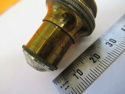 ANTIQUE BAUSCH LOMB 2/3 OBJECTIVE OPTICS MICROSCOPE PART AS PICTURED &W3-B-19