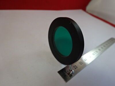 NIKON JAPAN GREEN GLASS FILTER OPTICAL MICROSCOPE PART OPTICS AS PICTURED &95-23