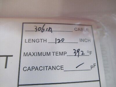 ENDEVCO CABLE 3061A 10-32 MICRODOT for ACCELEROMETER SENSOR AS PICTURED #8-DT-D