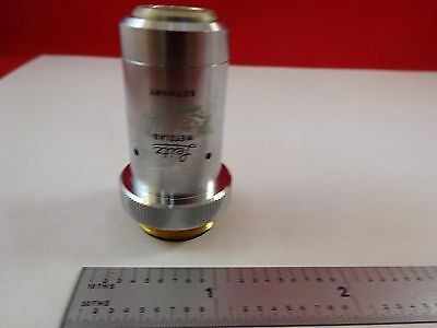 MICROSCOPE PART OBJECTIVE LEITZ WETZLAR GERMANY L32X OPTICS AS IS BIN#D8-A-04