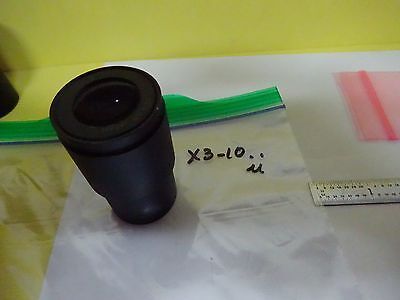 MICROSCOPE PART NIKON JAPAN EYEPIECE  10X/21  OPTICS AS IS BIN#X3-10